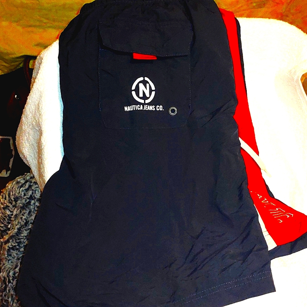 NAUTICA JEANS CO. SWIM TRUNKS SWIMWEAR SHORTS